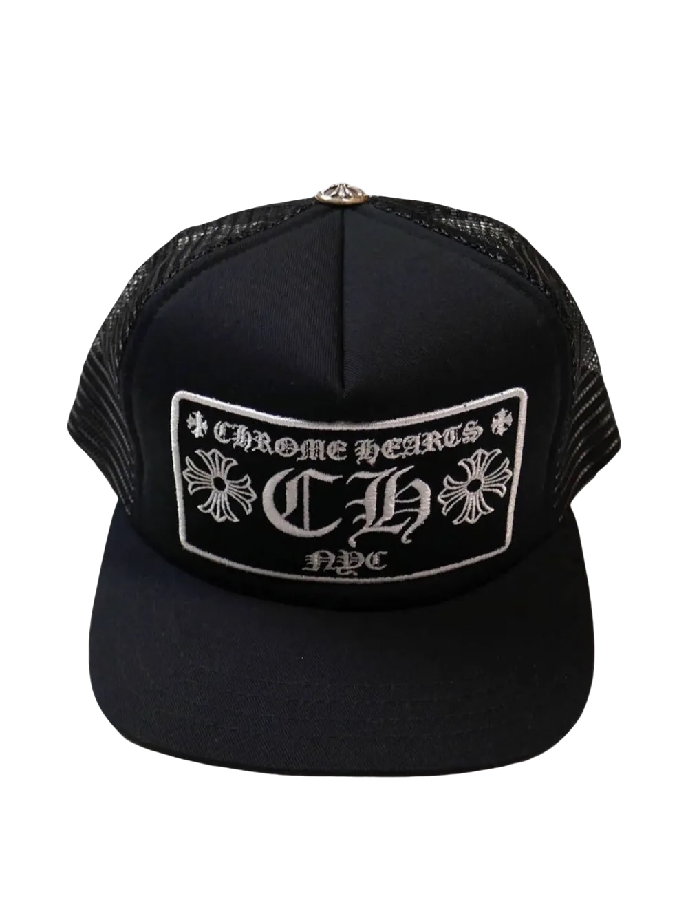 Chrome Hearts NYC Trucker Hat Black